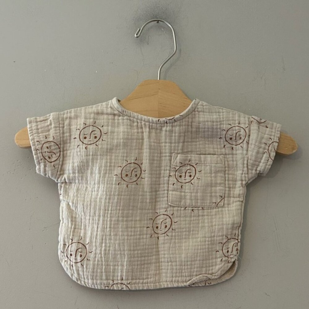 $11 ADD ON quincy mae muslin sunshine tee 0-3M Zara Mini Boden Rylee + Cru